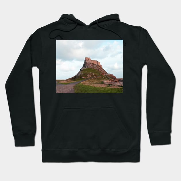 Lindisfarne Castle, Holy Island, Northumberland Hoodie by HazelWright